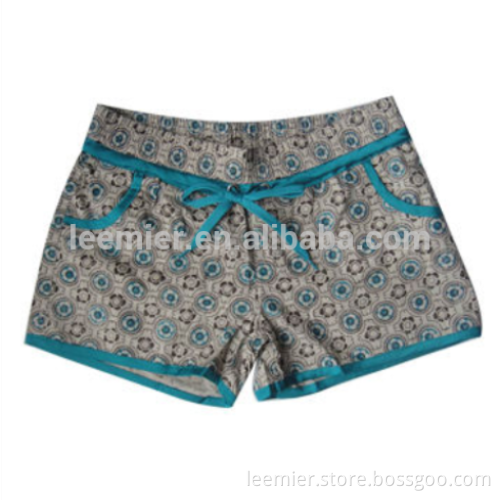 Vintage full printed Women's surf beach shorts